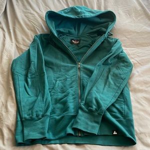 American Giant Teal Hoodie